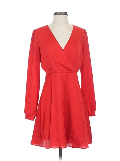 Pre-owned Express Casual Dress In Red