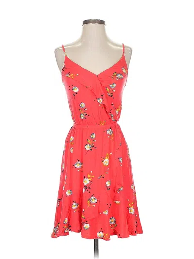 Pre-owned Express Casual Dress In Red