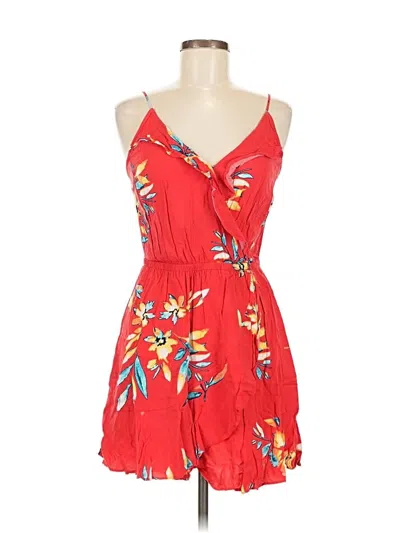 Pre-owned Express Casual Dress In Red