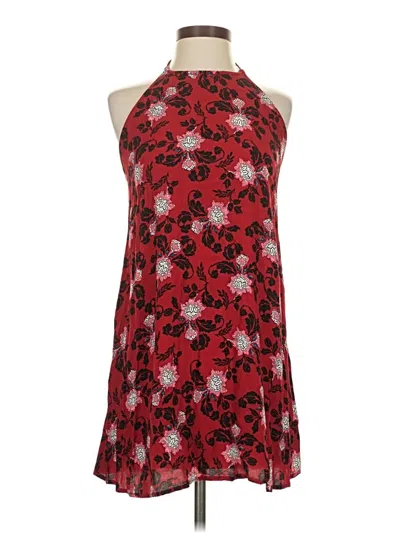 Pre-owned Express Casual Dress In Red