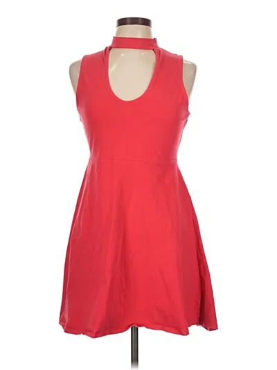 Pre-owned Express Casual Dress In Red