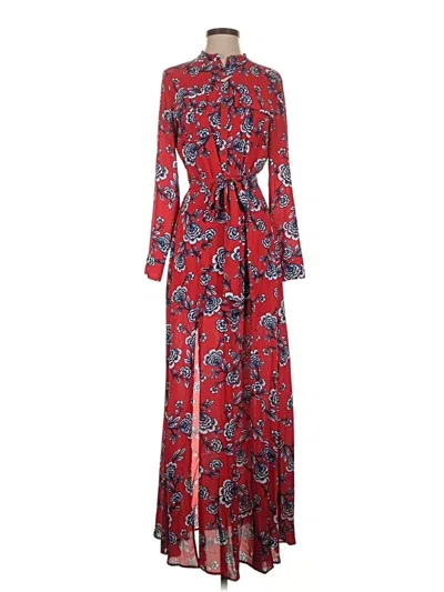 Pre-owned Express Casual Dress In Red