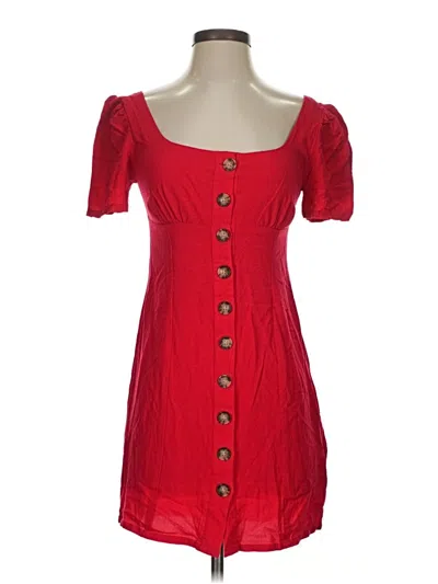 Pre-owned Express Casual Dress In Red