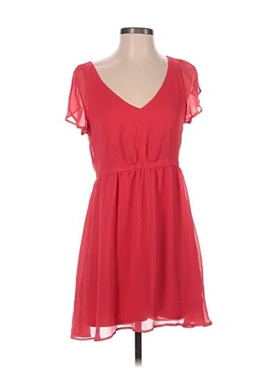Pre-owned Express Casual Dress In Red