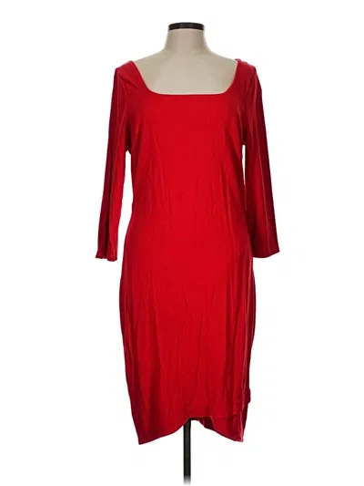 Pre-owned Express Casual Dress In Red