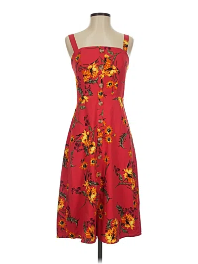 Pre-owned Express Casual Dress In Red