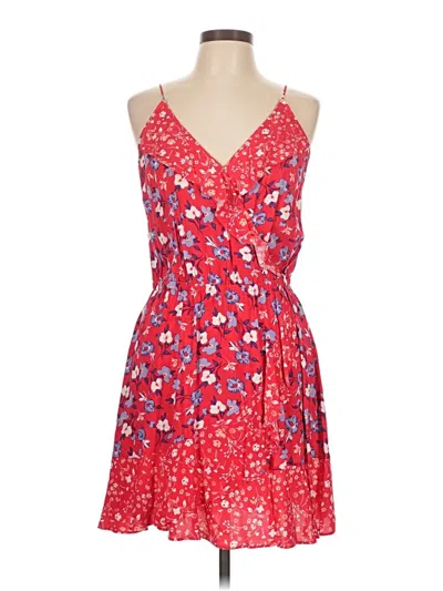 Pre-owned Express Casual Dress In Red
