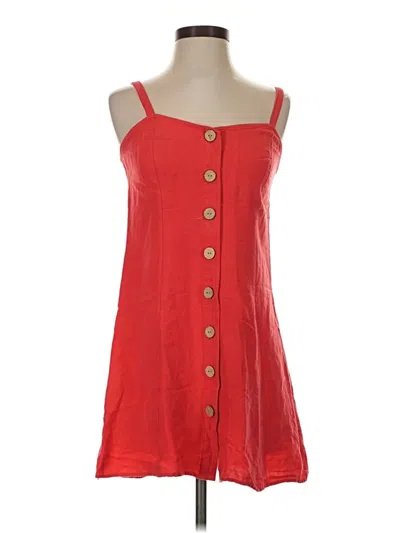 Pre-owned Express Casual Dress In Red