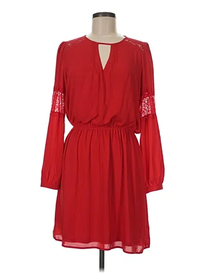 Pre-owned Express Casual Dress In Red