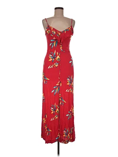 Pre-owned Express Casual Dress In Red