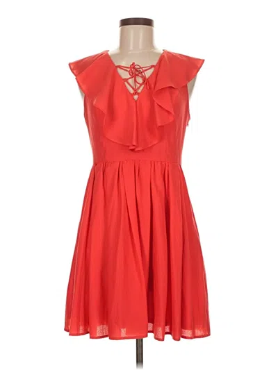 Pre-owned Express Casual Dress In Red