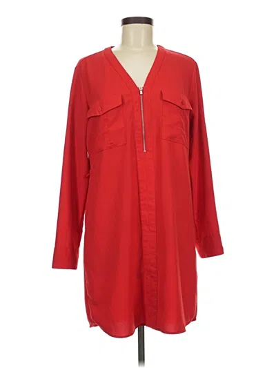 Pre-owned Express Casual Dress In Red