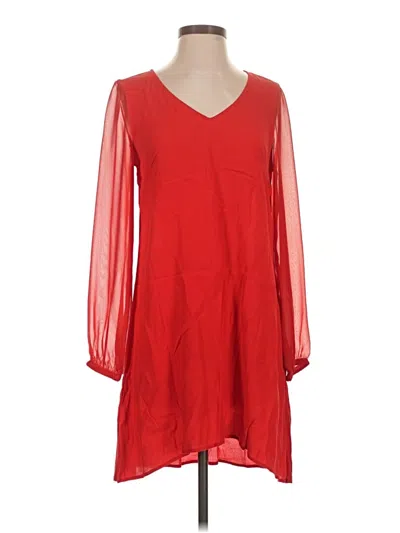 Pre-owned Express Casual Dress In Red