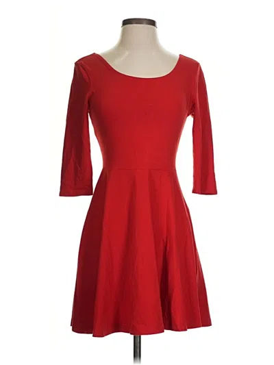Pre-owned Express Casual Dress In Red