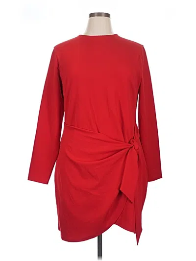 Pre-owned Express Casual Dress In Red