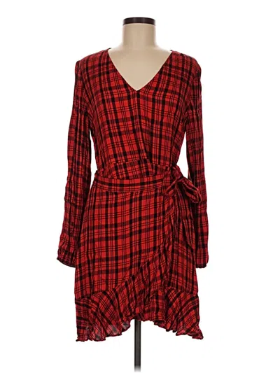 Pre-owned Express Casual Dress In Red