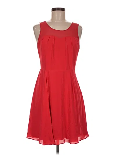 Pre-owned Express Casual Dress In Red