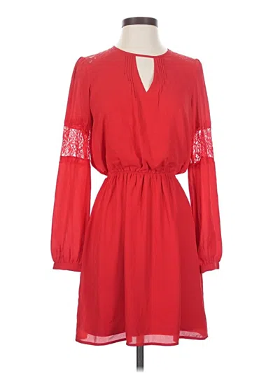 Pre-owned Express Casual Dress In Red