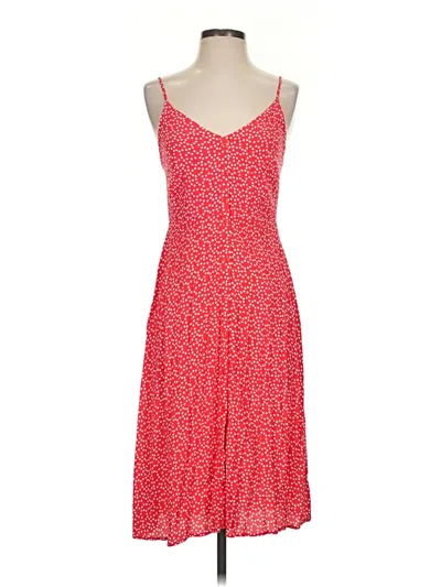 Pre-owned Express Casual Dress In Red