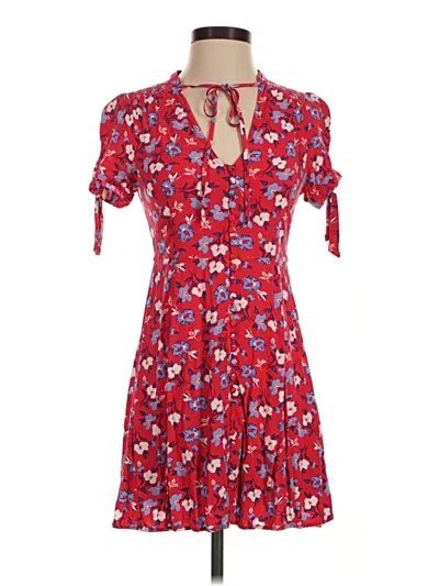 Pre-owned Express Casual Dress In Red