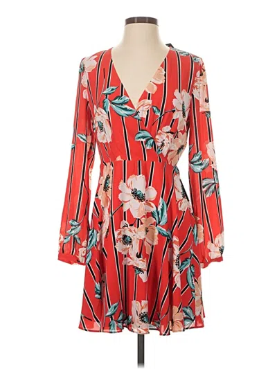 Pre-owned Express Casual Dress In Red
