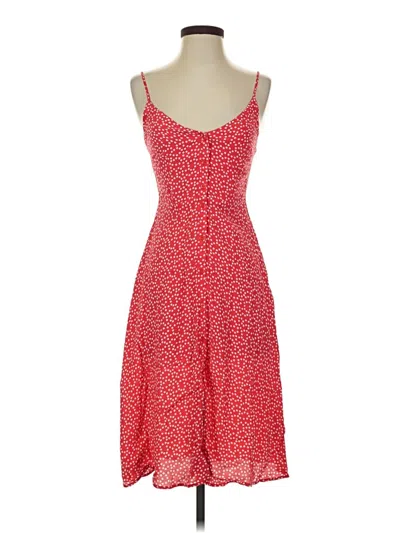 Pre-owned Express Casual Dress In Red
