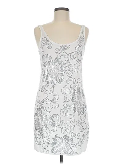 Pre-owned Express Casual Dress In Silver