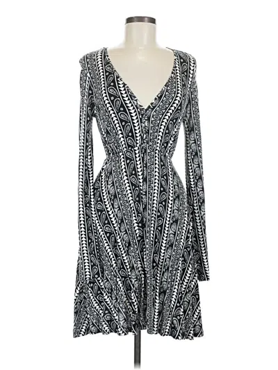 Pre-owned Express Casual Dress In Silver