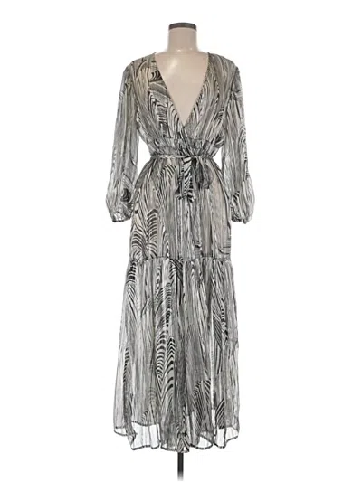 Pre-owned Express Casual Dress In Silver