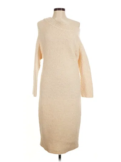 Pre-owned Express Casual Dress In Tan
