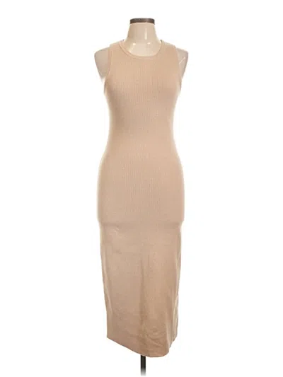 Pre-owned Express Casual Dress In Tan
