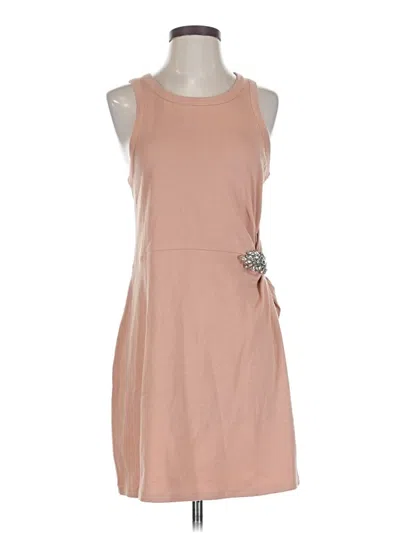 Pre-owned Express Casual Dress In Tan
