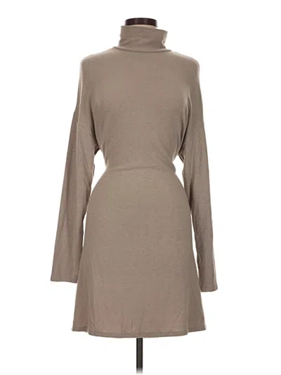 Pre-owned Express Casual Dress In Tan