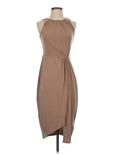 Pre-owned Express Casual Dress In Tan