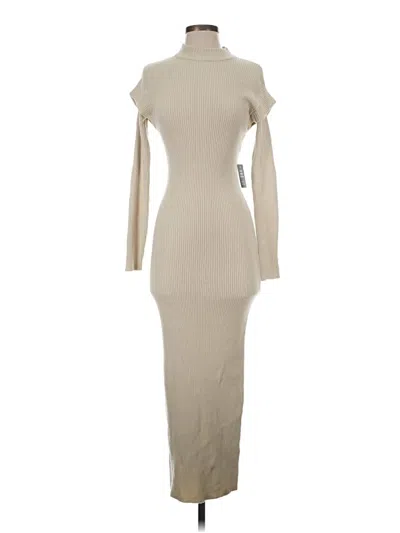 Pre-owned Express Casual Dress In Tan