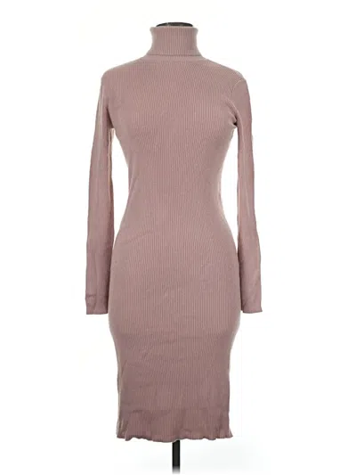 Pre-owned Express Casual Dress In Tan