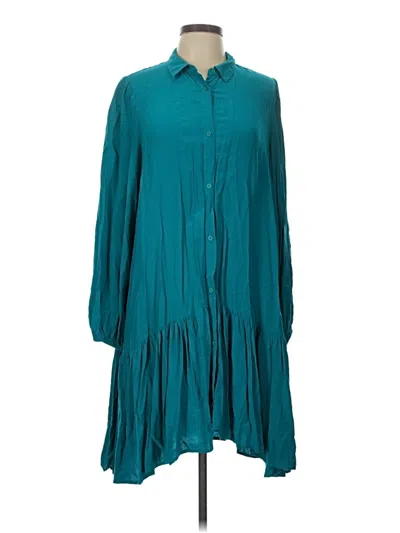 Pre-owned Express Casual Dress In Teal