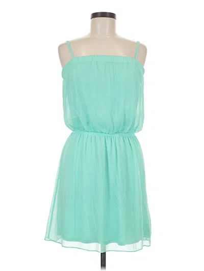Pre-owned Express Casual Dress In Teal