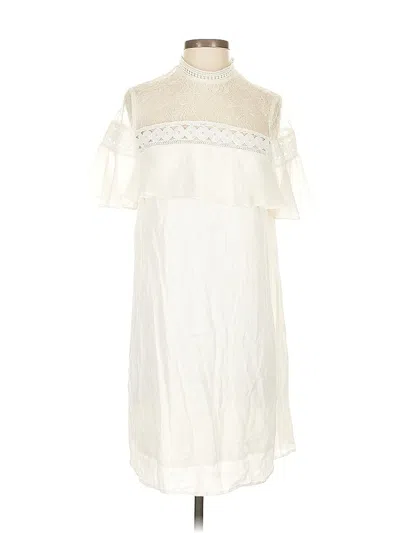 Pre-owned Express Casual Dress In White