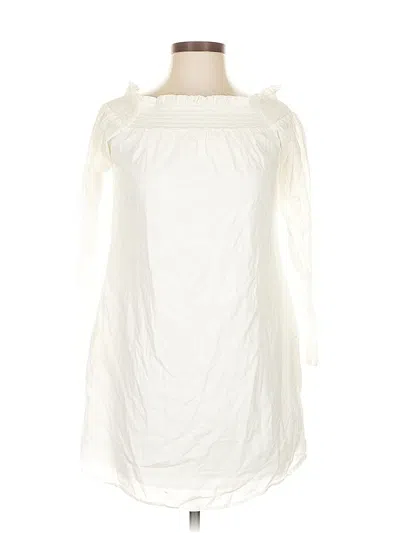 Pre-owned Express Casual Dress In White