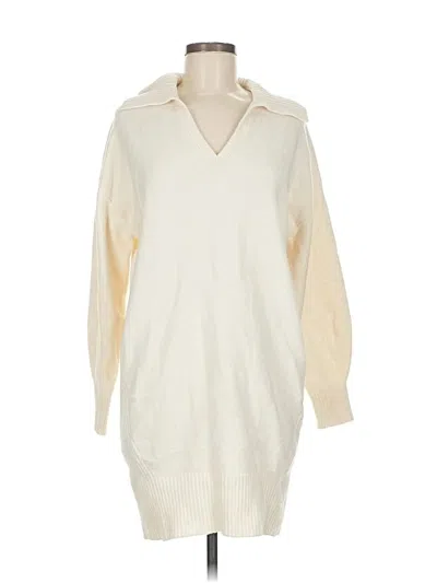 Pre-owned Express Casual Dress In White