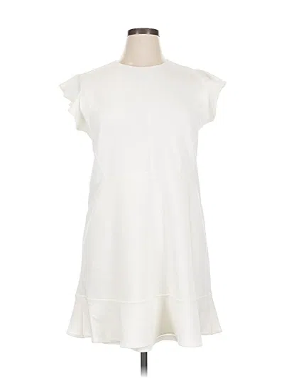 Pre-owned Express Casual Dress In White