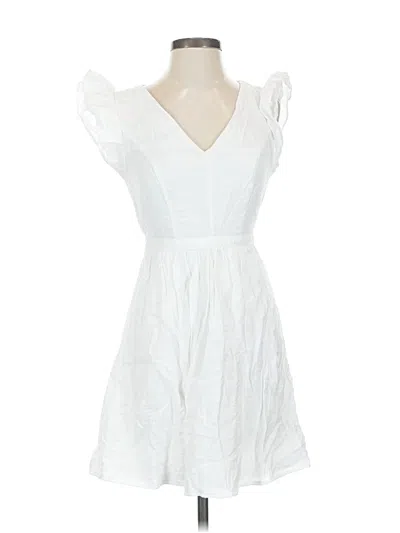 Pre-owned Express Casual Dress In White