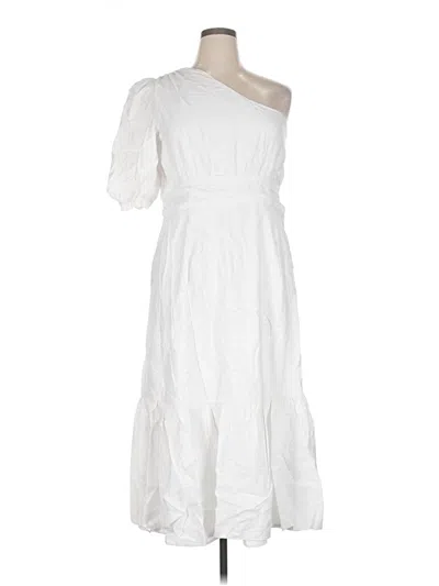 Pre-owned Express Casual Dress In White