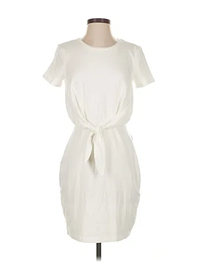 Pre-owned Express Casual Dress In White