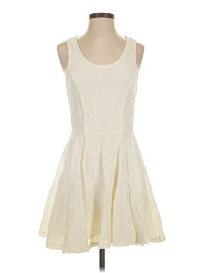 Pre-owned Express Casual Dress In White