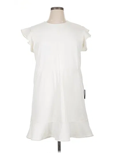 Pre-owned Express Casual Dress In White
