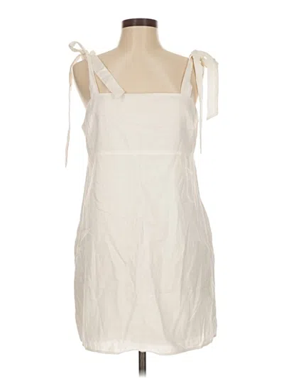 Pre-owned Express Casual Dress In White