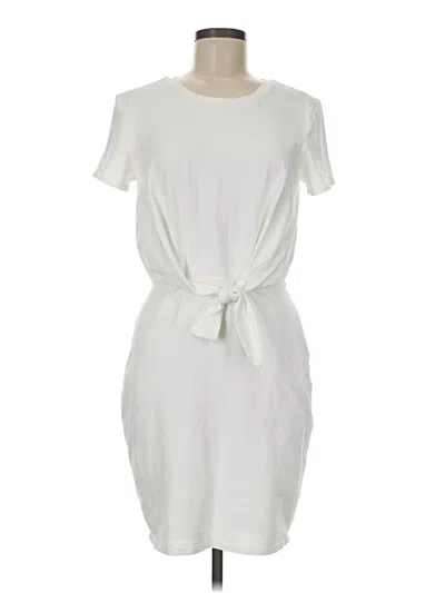Pre-owned Express Casual Dress In White