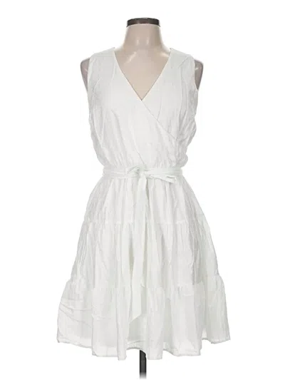 Pre-owned Express Casual Dress In White
